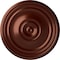 Ekena Millwork Reece Ceiling Medallion (Fits Canopies up to 6 3/4"), Hand-Painted Antique Copper, 21"OD x 1 1/4"P CM21REACS - alternate 1